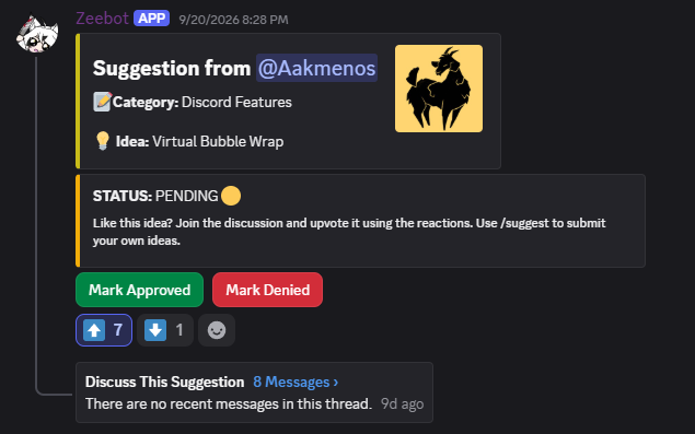 Community suggestions